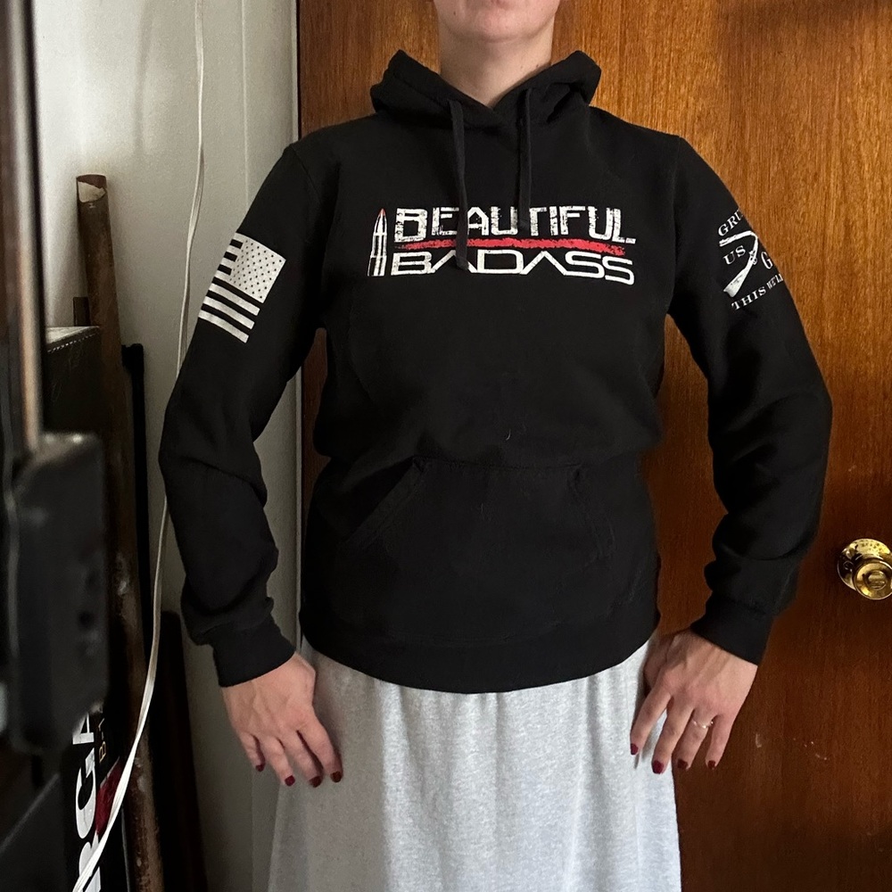 Grunt Style Black Graphic Hoodie